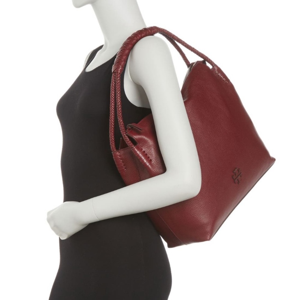 Tory Burch Taylor Leather Tote Bag - Picture 2 of 8
